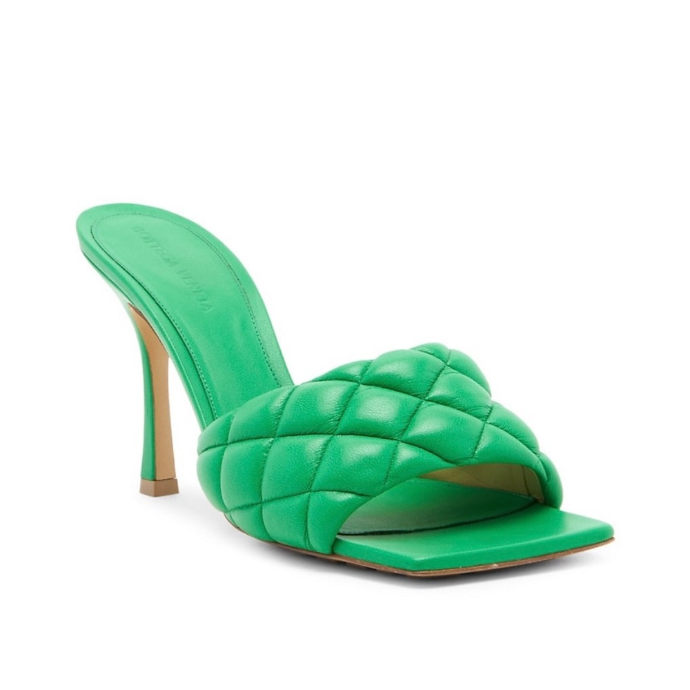 New Bottega Veneta Quilted Leather Mules